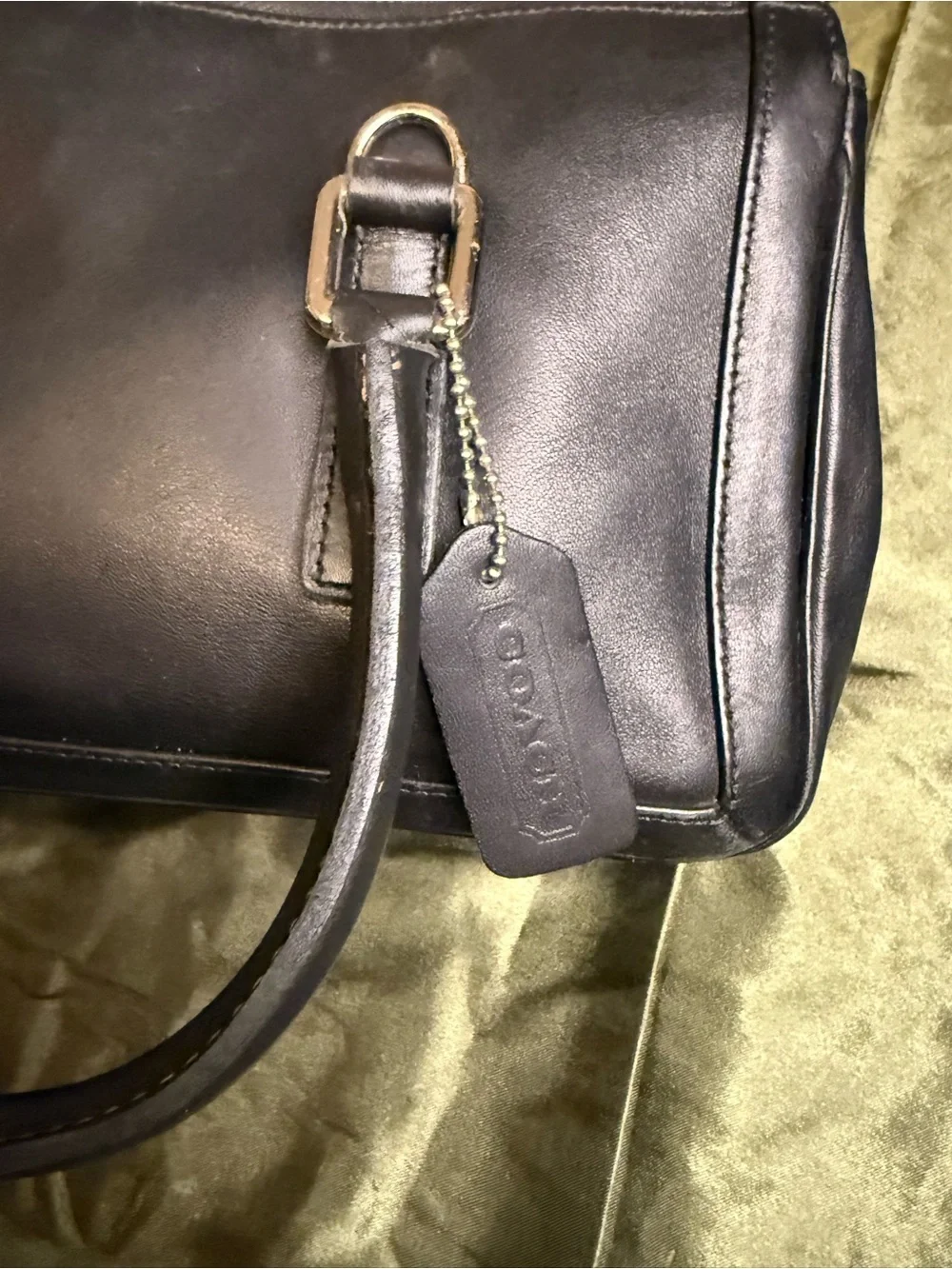 Coach Bonnie’s Legacy Mini Boston Satchel – Black Leather | Style 9421